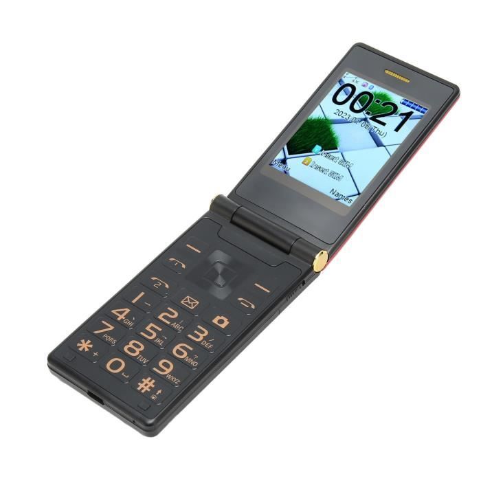 Téléphone Portable Senior - Gros Boutons, Grand écran, Simple D'utilisation - 2G - Mémoire 32 Mo - Neuf Sous Boîte