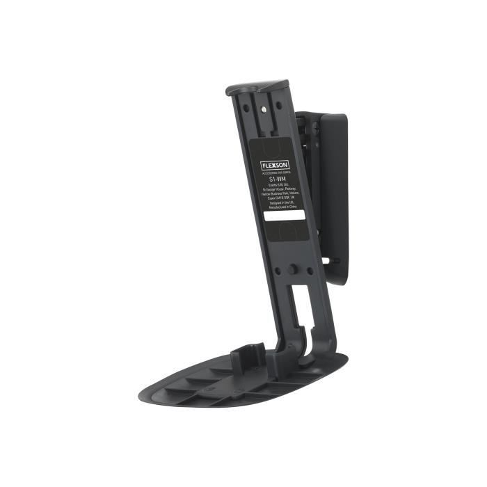 Support Mural Pour Enceinte Sonos Ray - Charge Max 2 Kg, Noir - Fixation Solide Avec Gestion De Câbles Intégrée