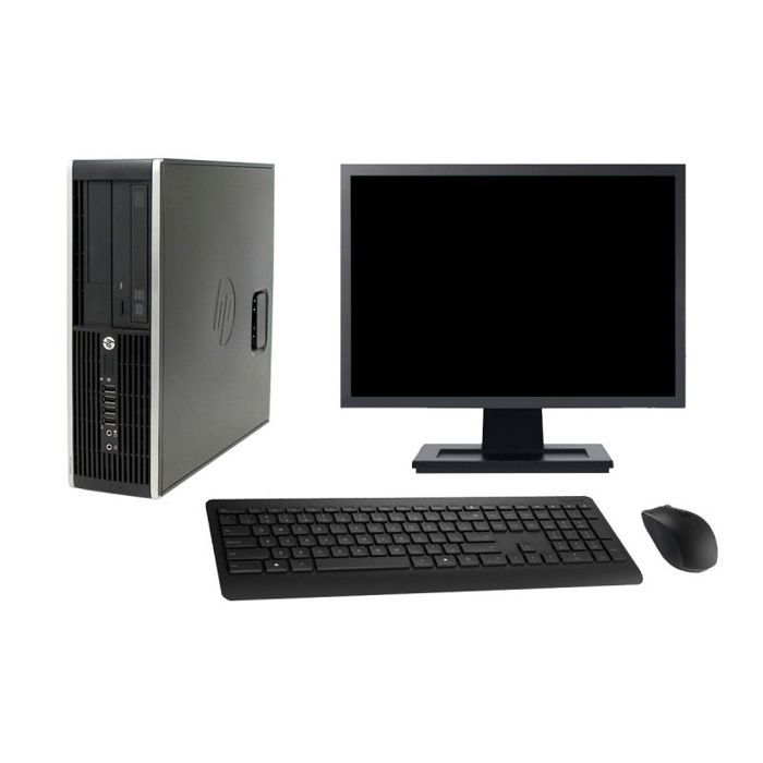PC HP Compaq Pro 6300 SFF Ecran 22 G630 RAM 16Go Disque Dur 2To Windows 10 Wifi