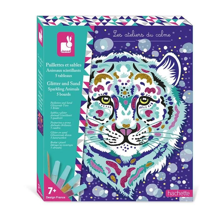 Comparer les prix de Paillettes & Sables Animaux Scintillants - Activité Manuelle Enfant - Sable Décoratif et Paillettes Biodégradables - dès 3 ans
