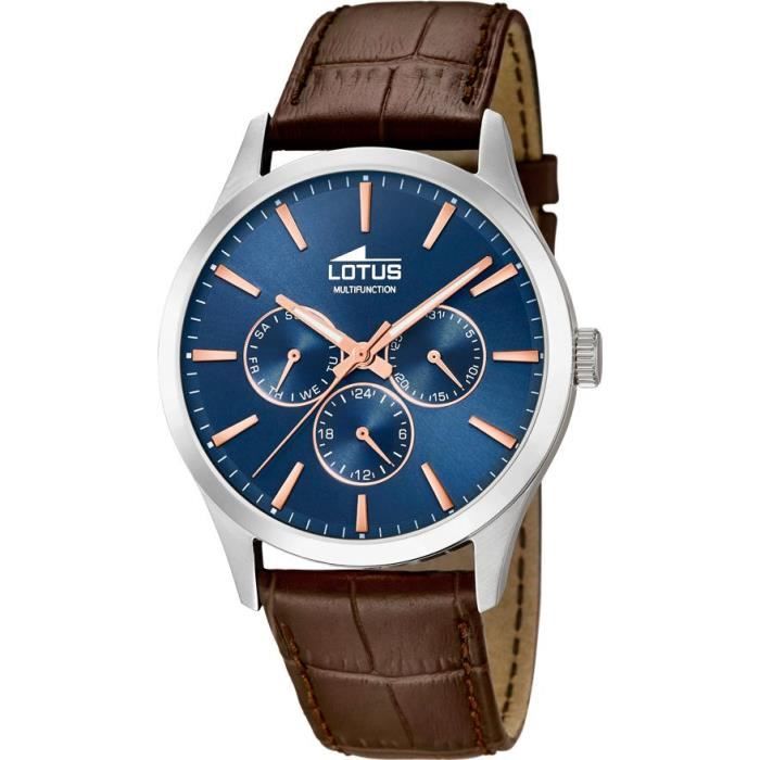 Montre Homme LOTUS THE MINIMALIST en Acier Bleu - 18638/1 - Cleor