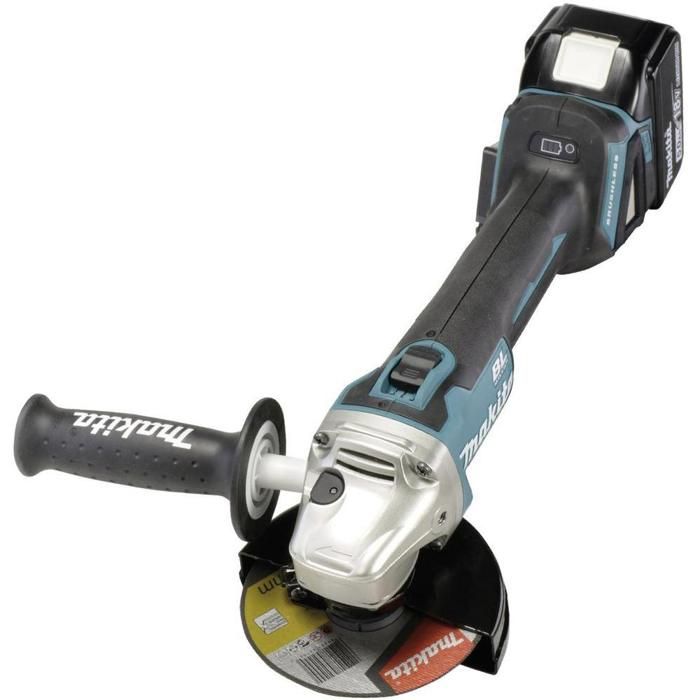 Meuleuse d'angle MAKITA DGA504RFJ3 18V Vitesse de rotations 8500 toursmin Diamètre du disque 125 mm Métal