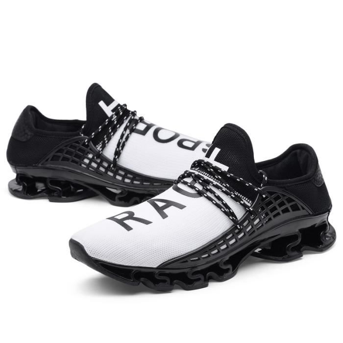 Chaussures à Enfiler Pour Homme - Confort Orthopédique Hiver, Semelle Antidérapante (Noir, 42 EU) - 2