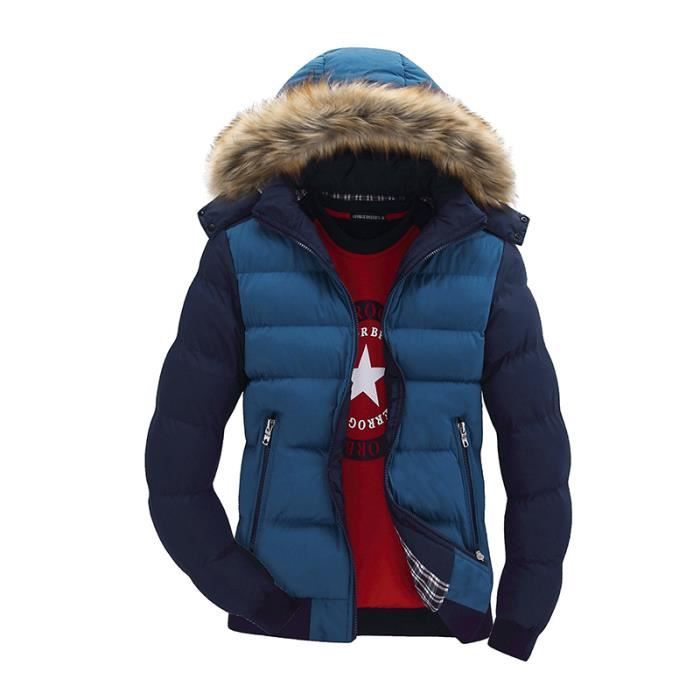 Doudoune de Marque Luxe Cardigan taille bleu homme Grande VeTements Masculin Bleu Cdiscount Pret a Porter