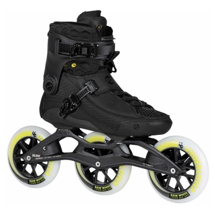 Roller en ligne POWERSLIDE Swell Carbon 125 Blanc Adulte Carbone