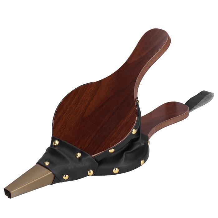 Soufflet De Cheminée Vaillant En Bois Gris - Pour Poêles Et Feux Ouverts - Dimensions 39x16x3 Cm - Neuf