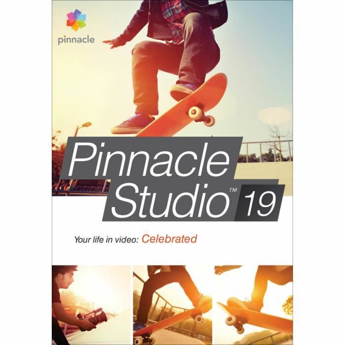 Logiciel de montage vidéo – Pinnacle – Studio 19 Ultimate – Licence perpétuelle – 1 poste – Téléchargement