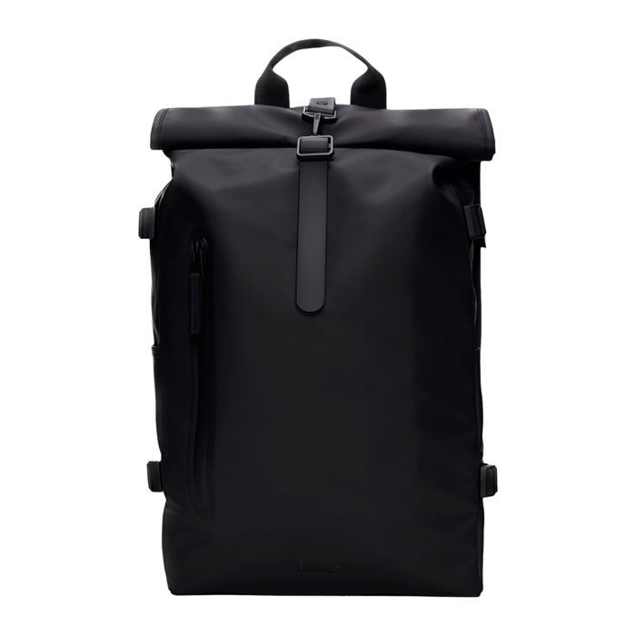 Sac à dos - RAINS - Rolltop Rucksack Large W3 - Noir - Urbain - Synthétique