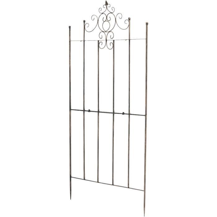 Treillis En Bois Extensible Pour Plantes Grimpantes - 180 X 90 Cm Déplié - Utilisable Horizontalement Ou Verticalement - 9
