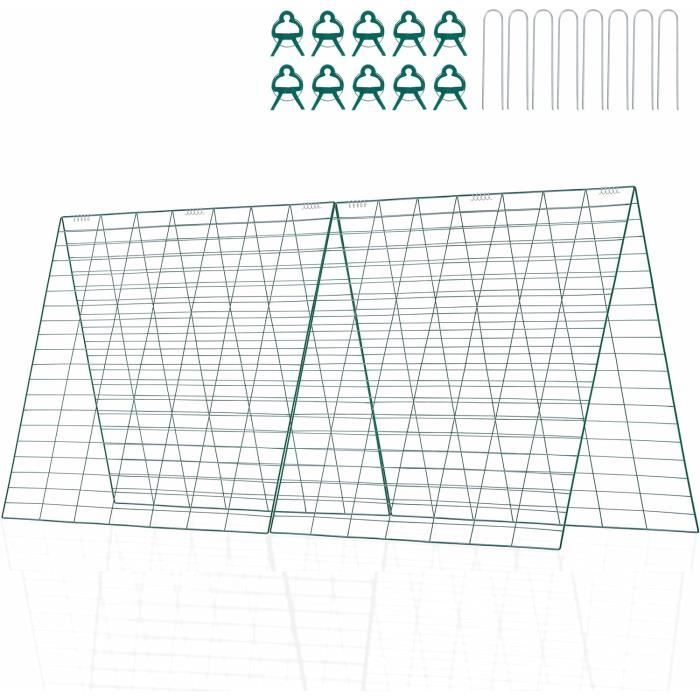 Lot De 100 Pinces De Support Pour Plantes, Tomates, Liens, Ficelles, Treillis De Vigne, Cages - 9