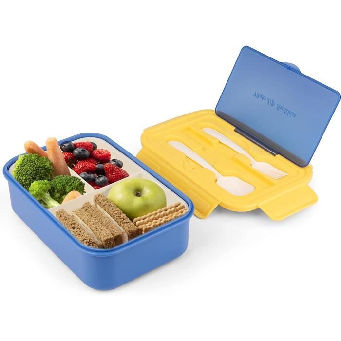 Coolzon Lunch Box, Bento Lunch Box en Plastique pour Enfant Adulte