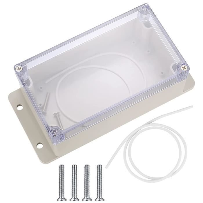 Boîte De Jonction étanche IP65 ABS - 200x120x113 Mm - Pour Installations électriques Extérieures, Industrielles - Vis Incluses - 5