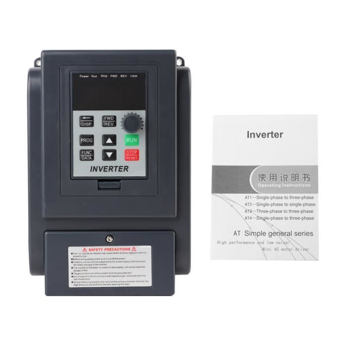 Convertisseur de Fréquence Variable TMISHION Monophasée 220V — free download