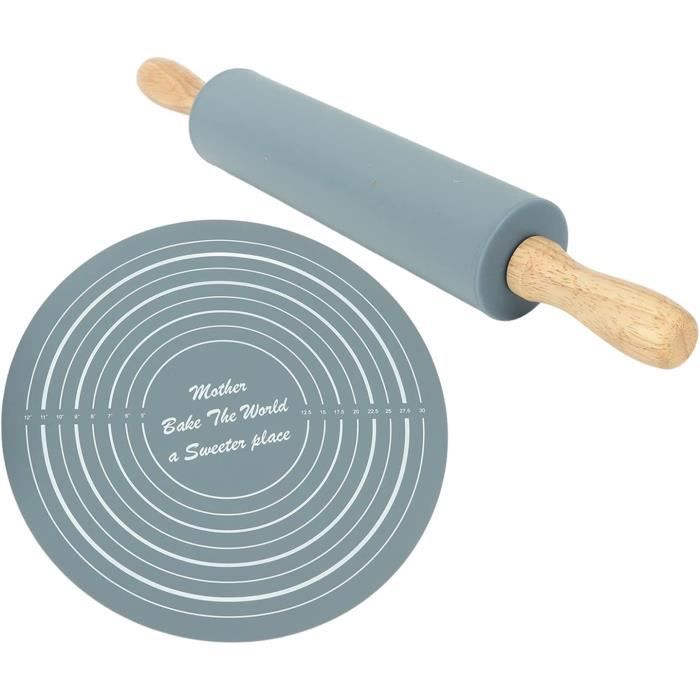Lot De 2 Rouleaux à Pâtisserie, 1 Coussin à Pâtisserie