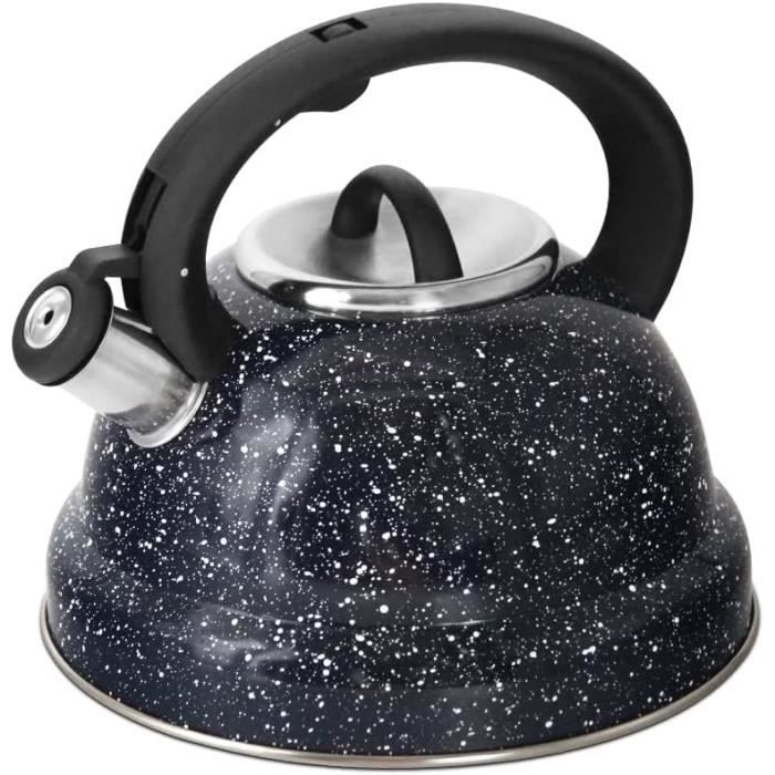 Bouilloire Sifflante Induction, 1.8L Inox Théières Pour Cuisinière, Boulloire Pour Cuisinière Avec Poignée Résistante À La Chaleur, Théière Avec Sifflet Bouilloire Gaz, Bouilloire Induction Pour Thé