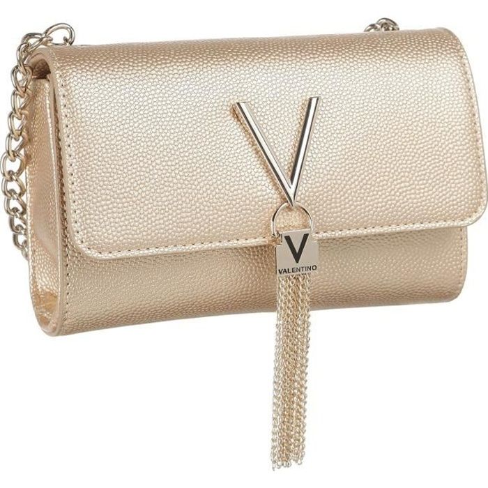 VALENTINO VBS1R403G Sac a Main Bandouliere Synthetique Dore Femme