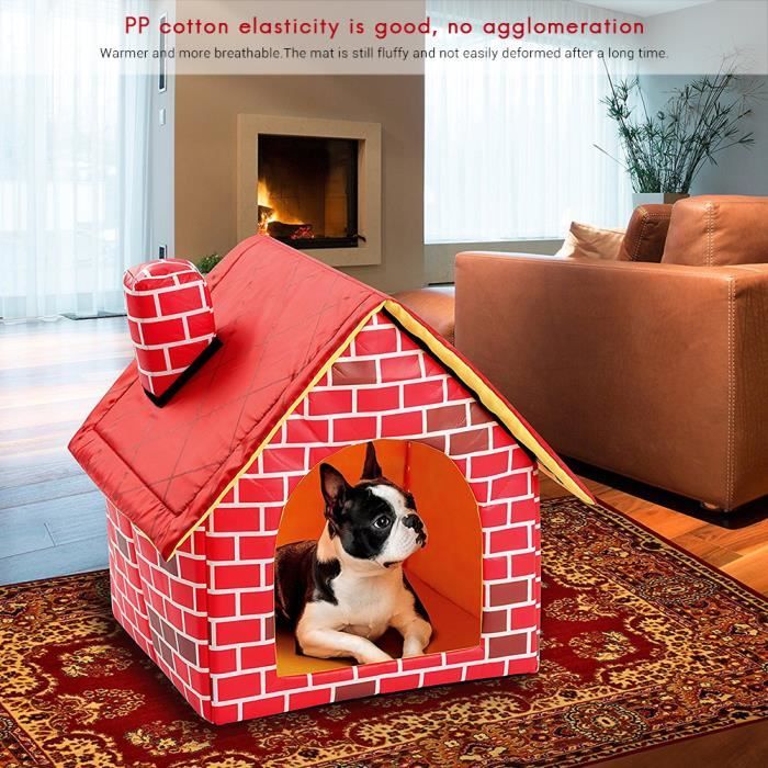 Comparer les prix de VGEBY Maison de chien portable pour chaton, lit chaud et confortable, convenable pour toutes les saisons