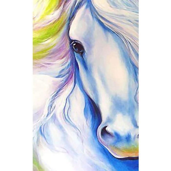 Peinture Par Numéro Peinture Numero Enfant KEYIFA Cheval S Pour