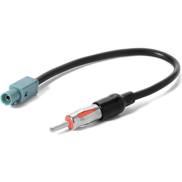 XCSOURCE Câble Adaptateur Antenne Autoradio - Stéréo Mâle Din FAKRA vers Antenne Auto AM - FM pour Ford - BMW - VW MA559