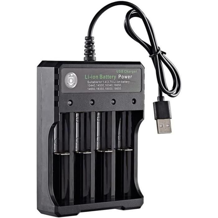 18650 Chargeur Batterie Universel Charge Rapide Intelligente Tête à 2 Fentes Avec Ecran LCD Compatible Avec Une Variete De Batteries Li Ion 3 7 V 266 98960917