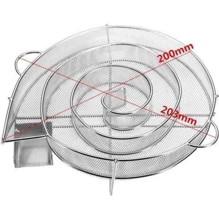 Générateur De Fumée Froide Rond 33,5 Cm En Acier Inoxydable – Jusqu'à 20h De Fumage Pour Viande, Poisson, Fromage