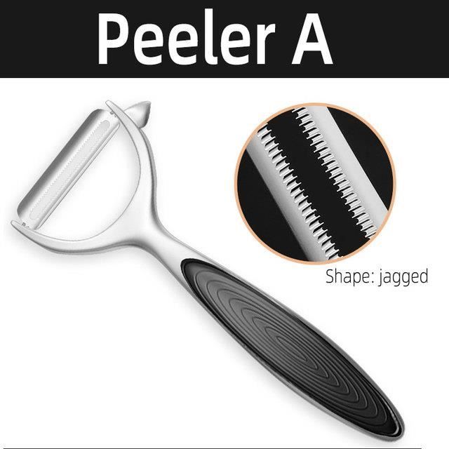 Éplucheur De Légumes Et De Pommes De Terre Pour Cuisine, Fruits, Carottes, Légumes, Julienne, Carottes Râpées, Concombre, Julienne, Coupe-légumes, éplucheur à Double Lame En Acier Inoxydable