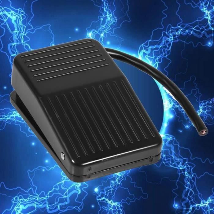 Pedale Interruttore A Pressione Tbest, ON/OFF, 220V 380V, In Plastica, Con Cavo 10 Cm, Per Macchine Utensili