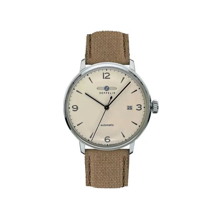 Montre Zeppelin Hindenburg Automatique Cuir Marron