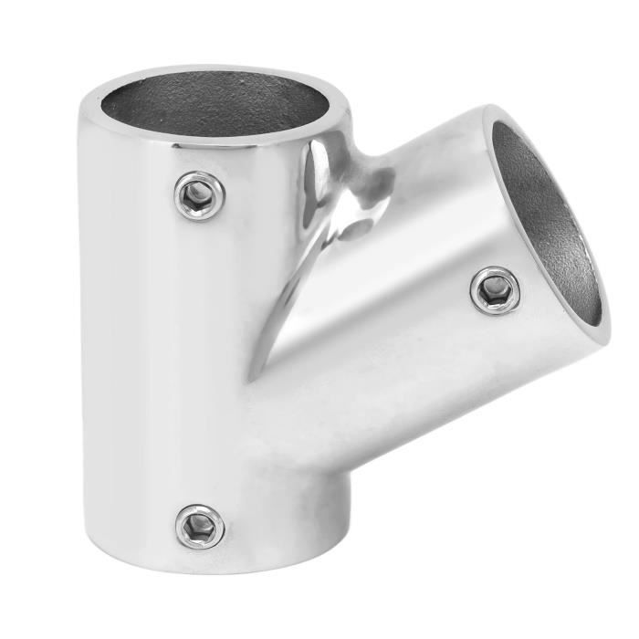 1 Raccord coude 90°, acier inoxydable 316, tube main courante 25mm, pour bateau yacht . - Sport