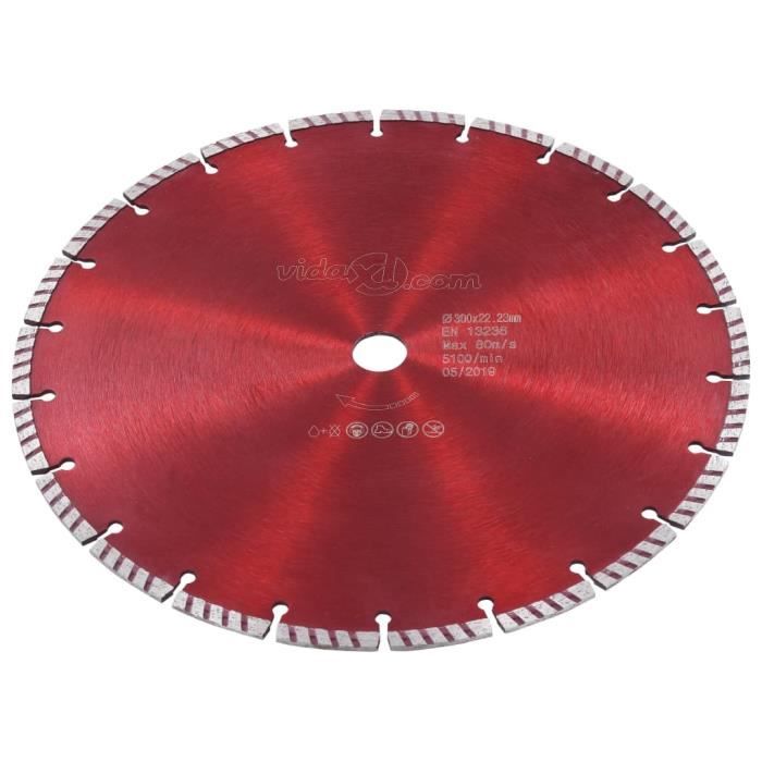 Disque Diamanté Norton Atlas Turbo 300x22,23mm – Coupe Rapide Et Précise