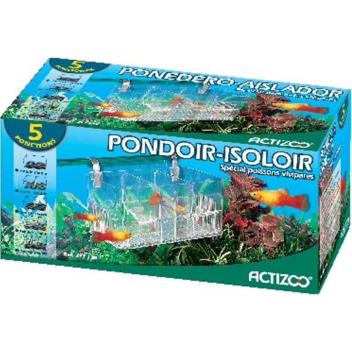 Pondoir-isoloir - ZOLUX - 5 Combinaisons - Plastique - Intérieur - Séparateurs Amovibles