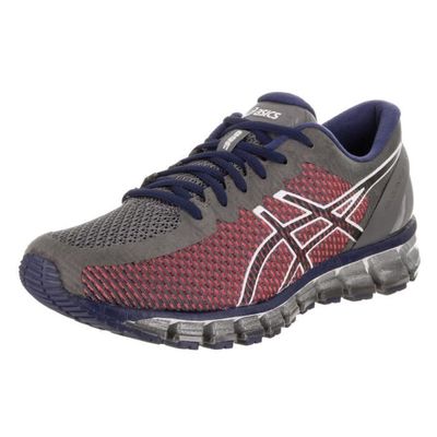 Basket Asics Gel Quantum 360 CM Gris Bleu Blanc Rouge T6G1N 9701 Homme Running Intensif Cdiscount Sport