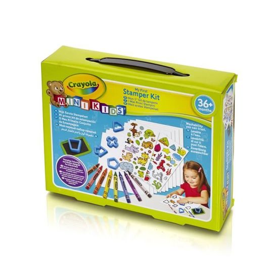 Crayola – Mon 1er Kit De Tampons – Loisir Créatif Mini Kids – Dès 2/3 Ans – Jeu De Création Et Coloriage