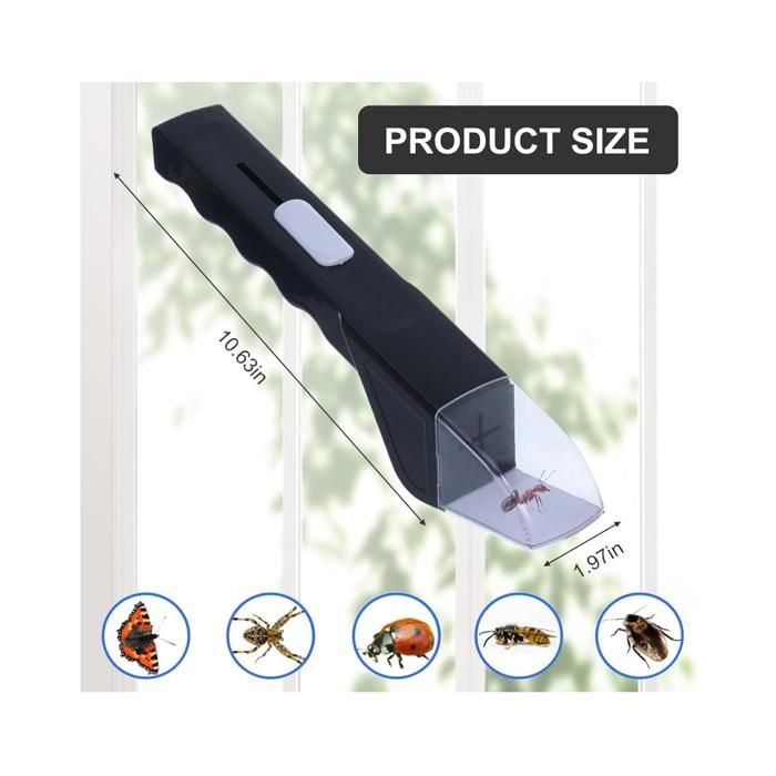 Attrape araignée, Attrape Insectes Pliable, Attrape araignée À Long