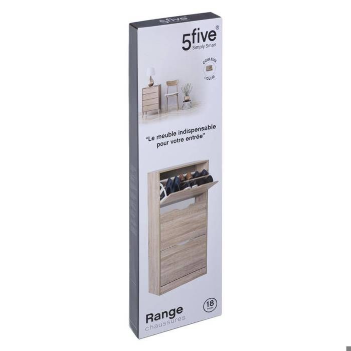 5five Simply Smart - Meuble range-chaussures 3 tiroirs Blanc