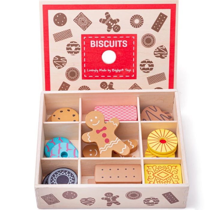 Bigjigs Box of Biscuits: A Delicious Role Play Accessory Bigjigs Box of Biscuits: A Delicious Role Play Accessory