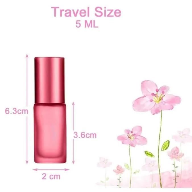 30 Pcs Roll On Vide Flacon, 10 Ml/ 5 Ml Rollon Huile Essentielle Vides