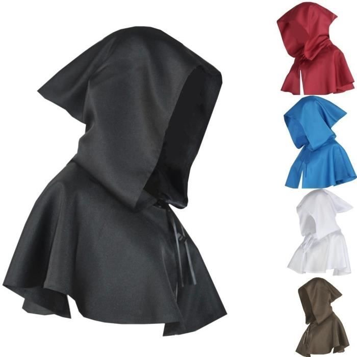 Cape Carnaval Médiévale FCCAM Cape Médiévale Pour Femme Avec Capuche - Costume D'Halloween Costume Vampire Sorcière Halloween Cape Carnaval Médiévale FCCAM Cape Médiévale Pour Femme Avec Capuche - Costume D'Halloween Costume Vampire Sorcière Halloween