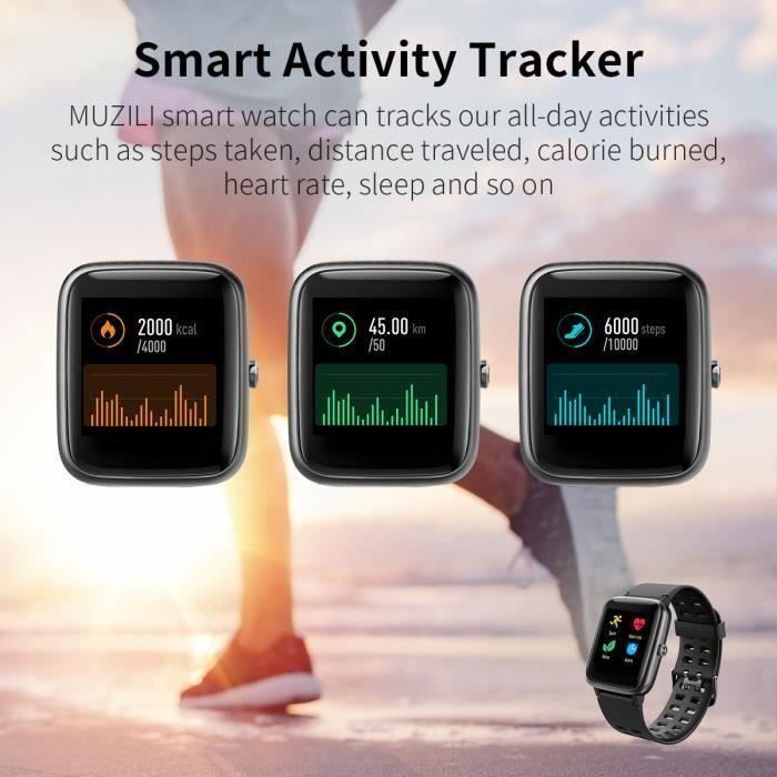 Muzili smart watch ip68 clearance