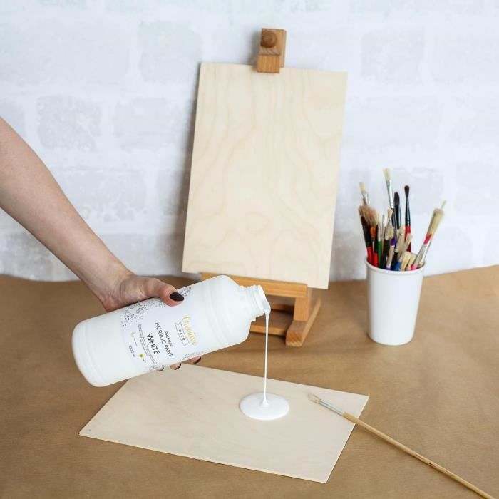 Peinture acrylique blanche en tube pour débutants en art - Temu Belgium