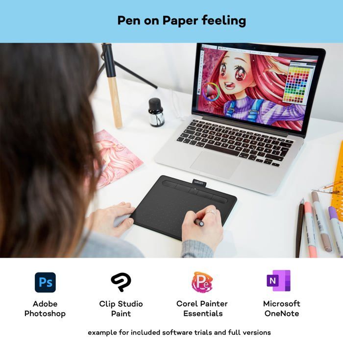 Wacom Intuos Intuos S, Avec fil &sans fil,1