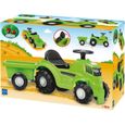 Jouet de jardinage - ECOIFFIER - Porteur Tracteur remorque 81,5 cm - Vert - Mixte - Dès 12 mois-2