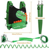 Laisse Harnais Enfant Réfléchissante – Sac à Dos Anti-Perte + Laisse Réglable 1-3 Ans