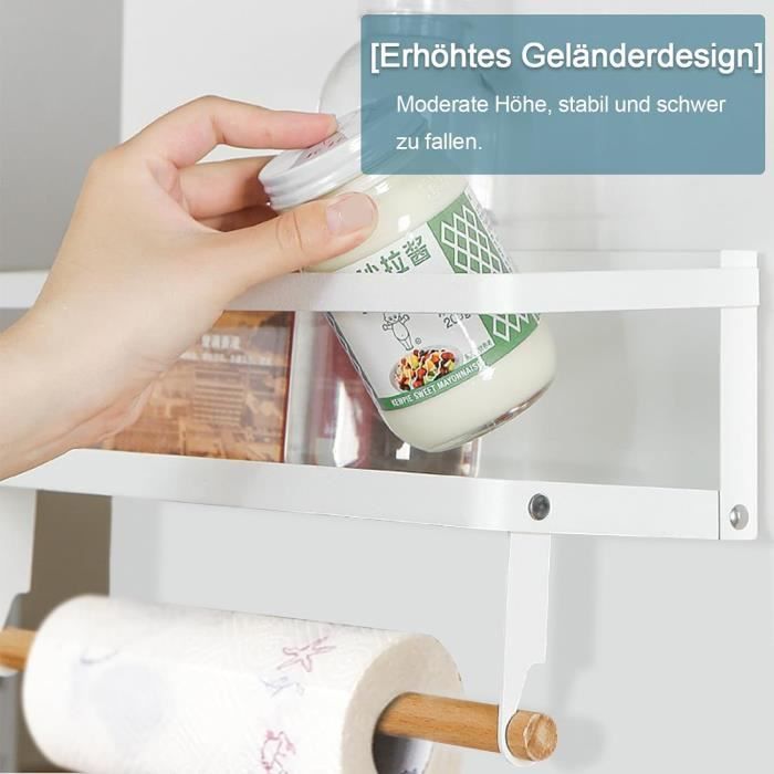 ELIFUZHG - Etagère à épices magnétique pour frigo et mur - Noir - Pliable  et multifonctionnelle - Cdiscount Maison