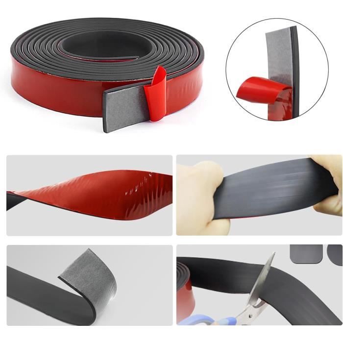 Rouleau Caoutchouc Bandes En Caoutchouc, Néoprène, Feuille De Caoutchouc, 80 Mm (l) X1.5 Mm (D) X3 M (L) Plaque Caoutchouc, Solide Pour Antidérapant, Anti-Vibration, Isolation Tapis Caoutchouc