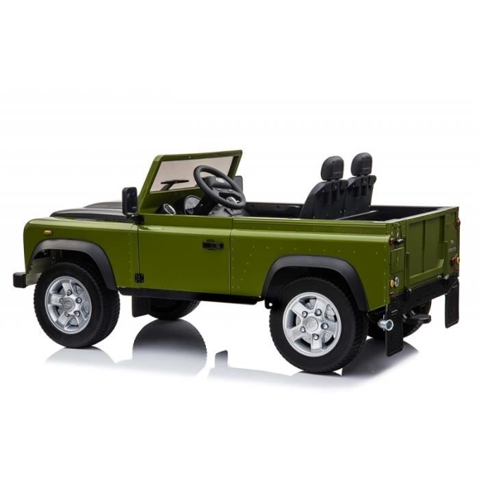 Landrover Defender voiture électrique pour enfants vert 