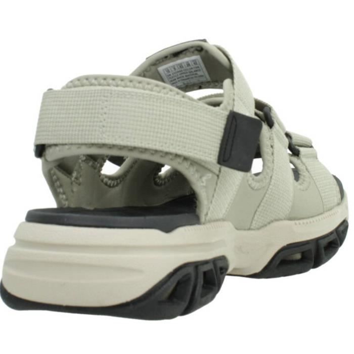 Sandale nu pieds homme Skechers 136734 Vert Vert Cdiscount