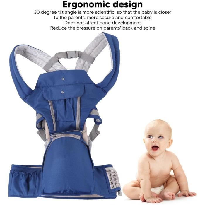 Porte bébé ergonomique Ysinobear avec siège à hanche - Coton pur léger et  respirant - 3 à 36 mois - Cdiscount Puériculture & Eveil bébé