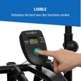 Vélo elliptique fitness - Capital Sports Orbit - charge max. 100kg - Noir-3