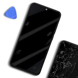 Écran Complet Original Xiaomi Redmi A3 - LCD + Vitre Tactile + Châssis Noir profond (Service Pack) - Français
